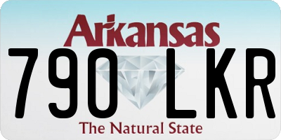 AR license plate 790LKR