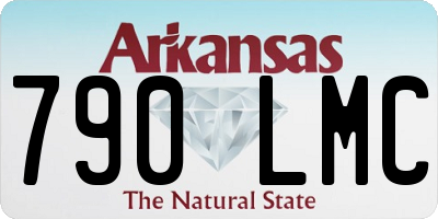 AR license plate 790LMC