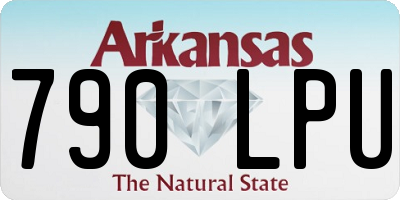 AR license plate 790LPU