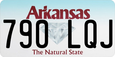 AR license plate 790LQJ
