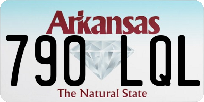 AR license plate 790LQL