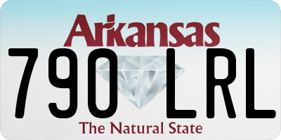 AR license plate 790LRL