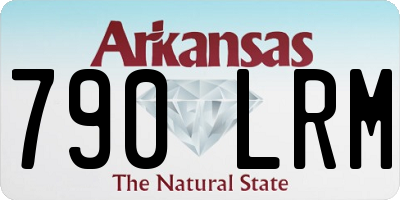 AR license plate 790LRM