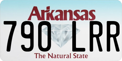 AR license plate 790LRR