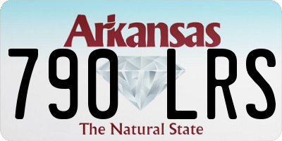 AR license plate 790LRS