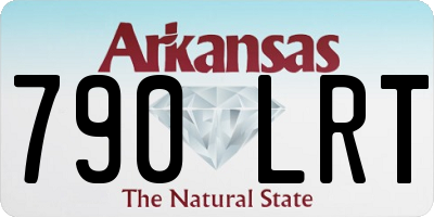 AR license plate 790LRT