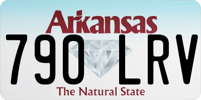 AR license plate 790LRV