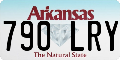AR license plate 790LRY