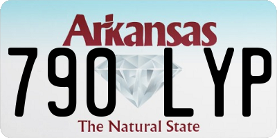 AR license plate 790LYP