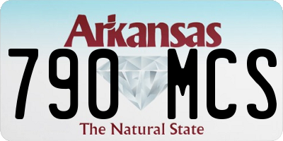 AR license plate 790MCS
