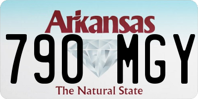 AR license plate 790MGY
