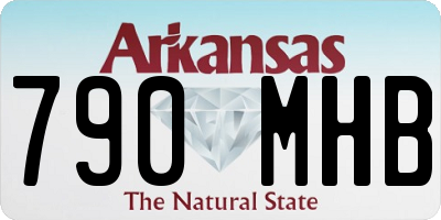 AR license plate 790MHB