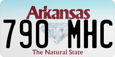 AR license plate 790MHC