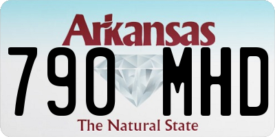 AR license plate 790MHD