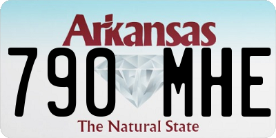 AR license plate 790MHE