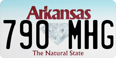 AR license plate 790MHG