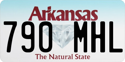 AR license plate 790MHL