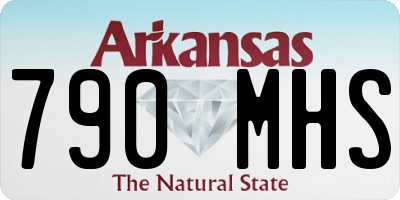 AR license plate 790MHS