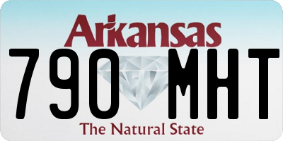 AR license plate 790MHT