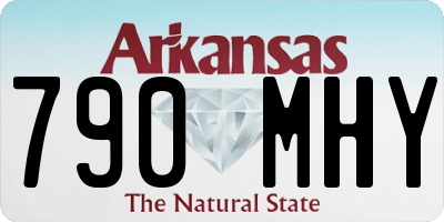 AR license plate 790MHY