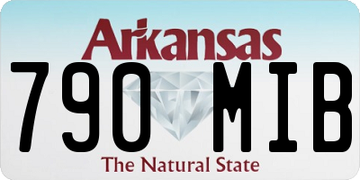 AR license plate 790MIB