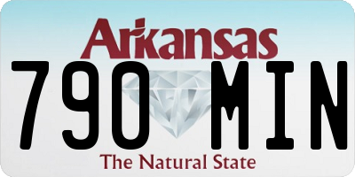 AR license plate 790MIN