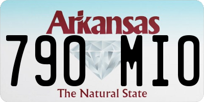 AR license plate 790MIO