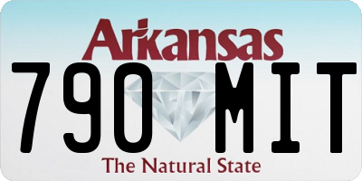 AR license plate 790MIT