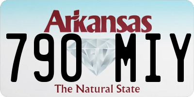 AR license plate 790MIY