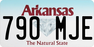 AR license plate 790MJE
