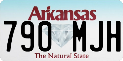 AR license plate 790MJH
