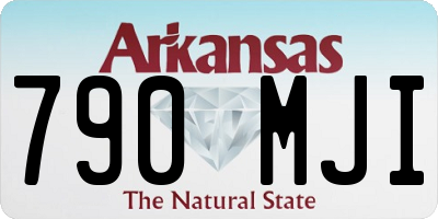 AR license plate 790MJI