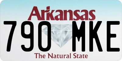 AR license plate 790MKE