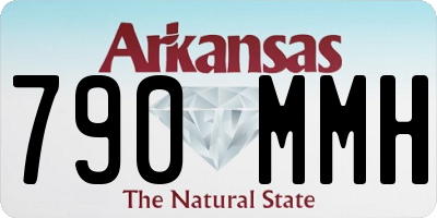 AR license plate 790MMH