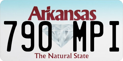AR license plate 790MPI