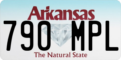 AR license plate 790MPL