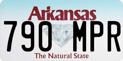 AR license plate 790MPR