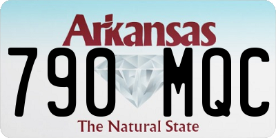 AR license plate 790MQC
