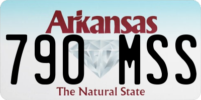 AR license plate 790MSS