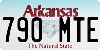 AR license plate 790MTE