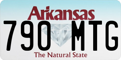 AR license plate 790MTG