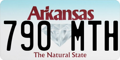 AR license plate 790MTH