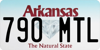 AR license plate 790MTL