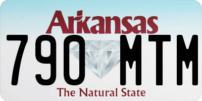 AR license plate 790MTM