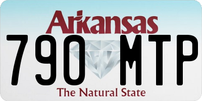 AR license plate 790MTP