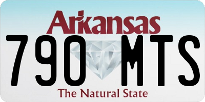 AR license plate 790MTS