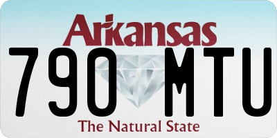AR license plate 790MTU