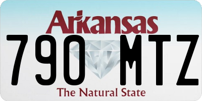 AR license plate 790MTZ