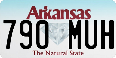 AR license plate 790MUH