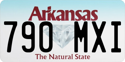 AR license plate 790MXI